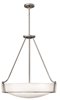 Foto para 64w Foyer Hathaway LED Etched Antique Nickel Stem Hung Foyer