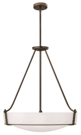 Foto para 100w Foyer Hathaway MED Etched Olde Bronze Stem Hung Foyer