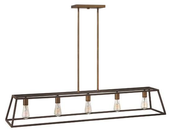 Foto para 100w Chandelier Fulton MED Bronze Linear Downlight