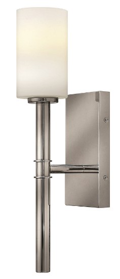 Foto para 100w Sconce Margeaux MED Etched Opal Polished Nickel