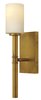 Foto para 100w Sconce Margeaux MED Etched Opal Vintage Brass