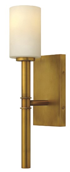 Foto para 100w Sconce Margeaux MED Etched Opal Vintage Brass