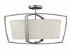 Foto para 100w Chandelier Blakely MED Brushed Nickel Stem Hung Foyer