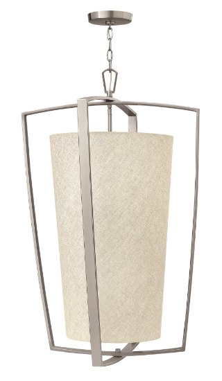 Foto para 100w Foyer Blakely MED Brushed Nickel Single Tier Foyer