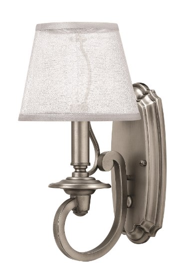 Foto para 60w Sconce Plymouth CAND Polished Antique Nickel