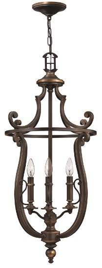 Foto para 60w Foyer Plymouth CAND Olde Bronze Single Tier Foyer