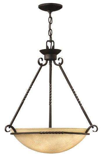 Foto para 48w Foyer Casa LED Antique Scavo Olde Black Large Pendant Foyer