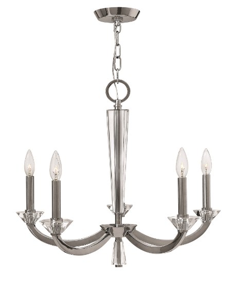 Foto para 60w Chandelier Hendrick CAND Chrome Single Tier