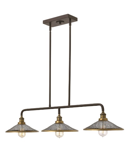 Foto para 60w Chandelier Rigby MED Buckeye Bronze Stem Hung Linear