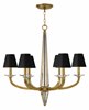 Foto para 60w Chandelier Ascher CAND Brushed Caramel Single Tier Foyer