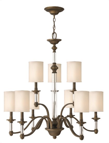 Foto para 60w Chandelier Sussex CAND English Bronze Two Tier Foyer