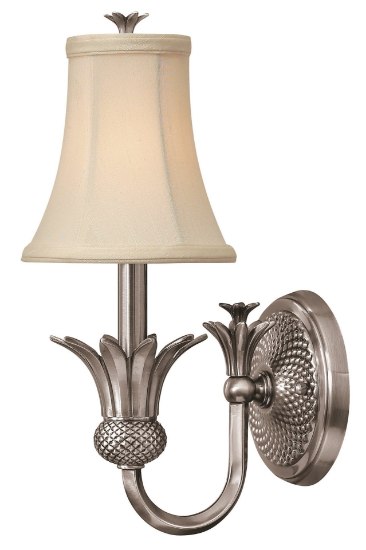 Foto para 60w Sconce Plantation CAND Polished Antique Nickel