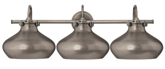 Foto para 100w Bath Congress MED Antique Nickel Bath Three Light