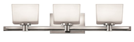 Foto para 60w Bath Taylor G-9 Etched White Chrome Bath Three Light