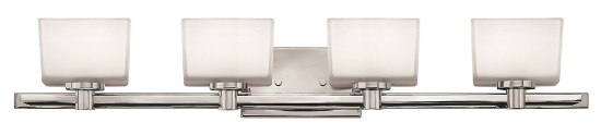 Foto para 60w Bath Taylor G-9 Etched White Chrome Bath Four Light