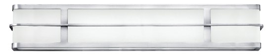 Foto para 15w Bath Fairlane LED Etched White Acrylic Chrome Bath Four Light