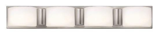 Foto para 60w Bath Daria G-9 Etched Opal Chrome Bath Four Light