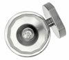 Foto para 60w Bath Meridian G-9 Thick Faceted Clear Inside Etched Brushed Nickel Bath Five Light