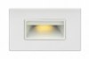 Foto para 4w Landscape Luna LED Satin White Landscape 120v Deck Horizontal Step Light