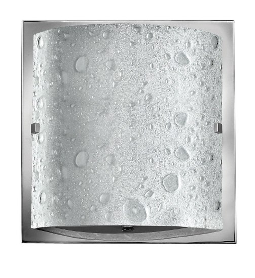 Foto para 7w Bath Daphne LED Etched Bubble Art Chrome Bath Sconce