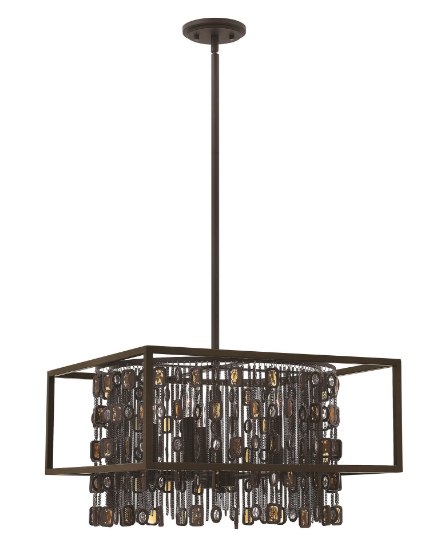 Foto para 60w Chandelier Mercato CAND Anchor Bronze* Stem Hung