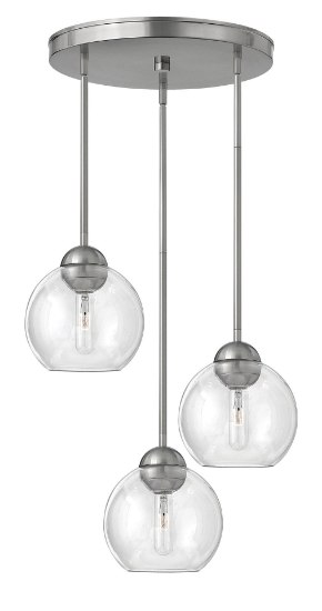 Foto para 100w Pendant Vivo MED Clear Brushed Nickel* Pendant Pairings