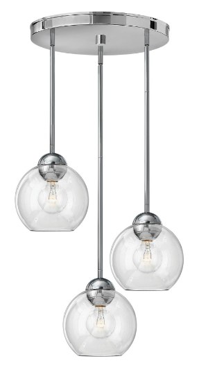 Foto para 100w Pendant Vivo MED Clear Polished Chrome* Pendant Pairings