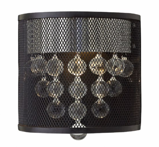 Foto para 60w Foyer Fiona CAND Black* Sconce