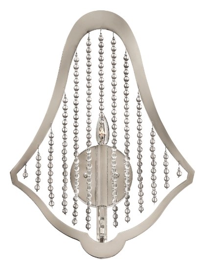 Foto para 60w Sconce Bijou CAND Polished Nickel*