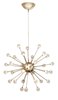 Foto para 1.5w Chandelier Impulse LED Polished Gold Single Tier Foyer