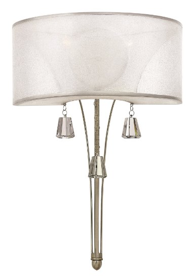 Foto para 60w Sconce Mime CAND Brushed Nickel* Two Light Sconce