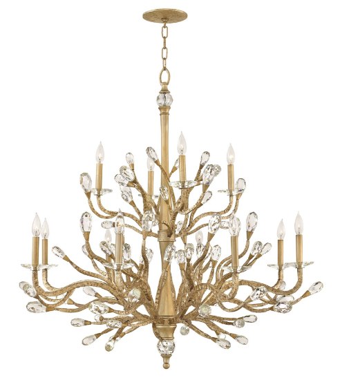 Foto para 60w Foyer Eve CAND Champagne Gold Two Tier