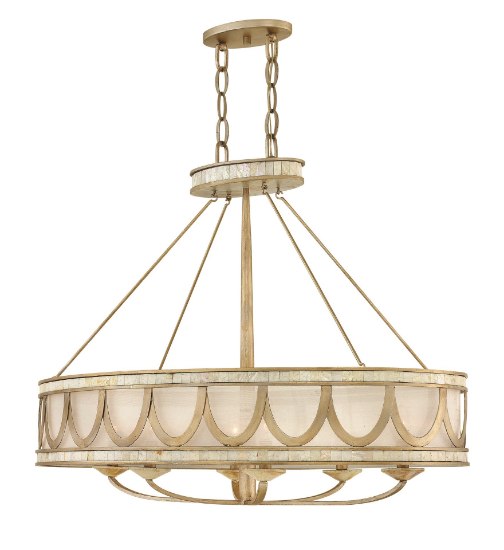 Foto para 60w Chandelier Sirena CAND Champagne Gold Linear