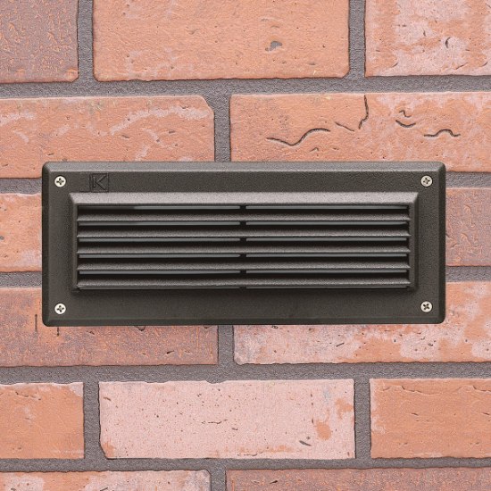 Foto para 2.5w 12v SW Aluminum Textured Architectural Bronze Louver LED Brick Light