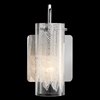 Foto para 60w Rysalis Clear W/ White Metal Filigree Chrome E26 (Medium) sconce