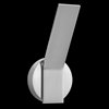 Foto para 379lm Follen Etched Acrylic Brushed Aluminum Integrated LED sconce