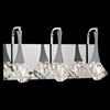 Foto para 20w Rockne Clear K9 Crystal Chrome G4 3 light vanity