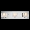 Foto para 20w Considine Clear And Frosted Glass Chrome G4 3 light vanity