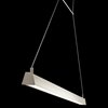 Foto para 417lm Linule Etched Acrylic Brushed Nickel Integrated LED 41 inch IslandPendant