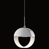 Foto para 143lm Anello Etched Acrylic Chrome Integrated LED 1 Light Mini Pendant