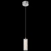 Foto para 453lm Neruda Clear Crystal W/ Crystal Gems Chrome Integrated LED warm white LED mini pendant