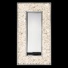 Foto para 817lm Crushed Ice Clear Glass With Crystals Gems Chrome Integrated LED warm white LED 1 (light) Rectangular Sconce