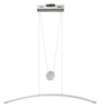 Foto para 741lm Sava Acrylic Silver & Chrome Integrated LED 40 inch Island Pendant