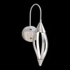 Foto para 264lm Meridian Etched Acrylic Brushed Nickel Integrated LED Sconce