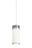 Foto para 454lm Ava Brushed Nickel Integrated LED mini pendant