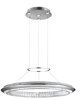 Foto para 953lm Joez Clear Crystal Chrome Integrated LED Pendant