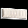 Foto para 1094lm Minse Ivory-White Acrylic Chrome Integrated LED Sconce