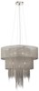 Foto para 40w Elauna Brushed Nickel G9 Large Drum Chandelier