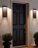 Foto para 14w 1000lm 27K Arramore Dark Weathered Zinc 17" 1-Light Outdoor LED Wall Lantern