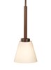 Foto para 100w Nolan Heritage Bronze A-19 1-Light Mini Pendant